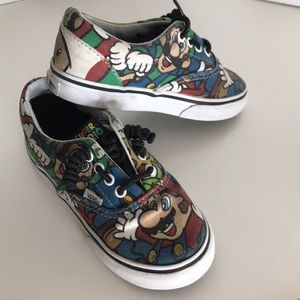 Vans Nintendo Mario Game Over! Toddler Shoes Sz 9